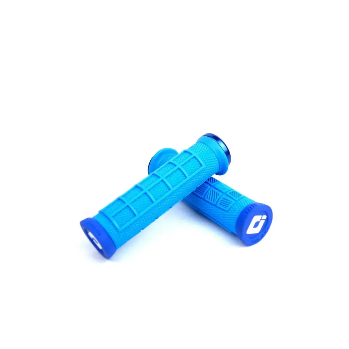 Odi Elite Pro Lock-On Grips Lt Blue/Blue Clamps